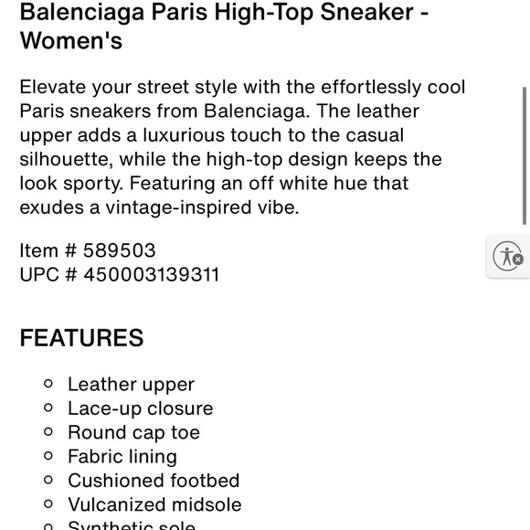 Balenciaga Beige High-Top Sneakers - Picture 9 of 9